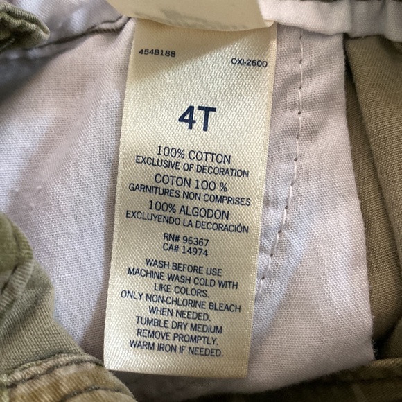 OshKosh B'gosh Khaki Green Camo Overall Jumper Dress 4T - Picture 8 of 9